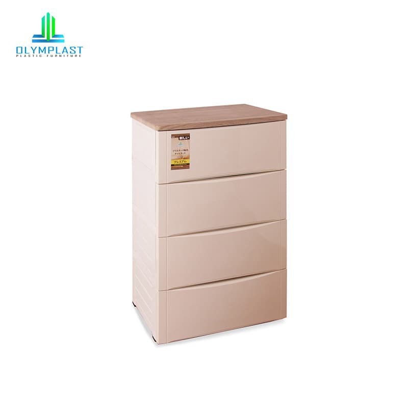 Lemari Pakaian Plastik Olymplast Drawer Cabinet Tempat Penyimpanan ODC 04 M Olymplast Original ODC 4