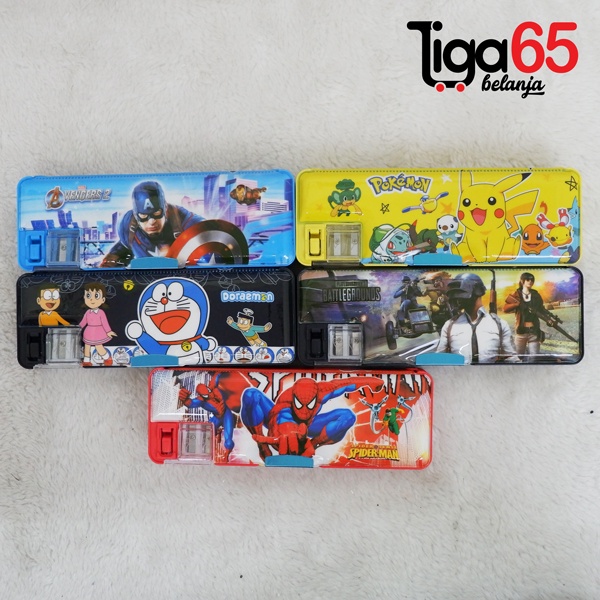 365 PENCIL CASE #41030 Tempat Pensil Anak Karakter Fancy Lucu