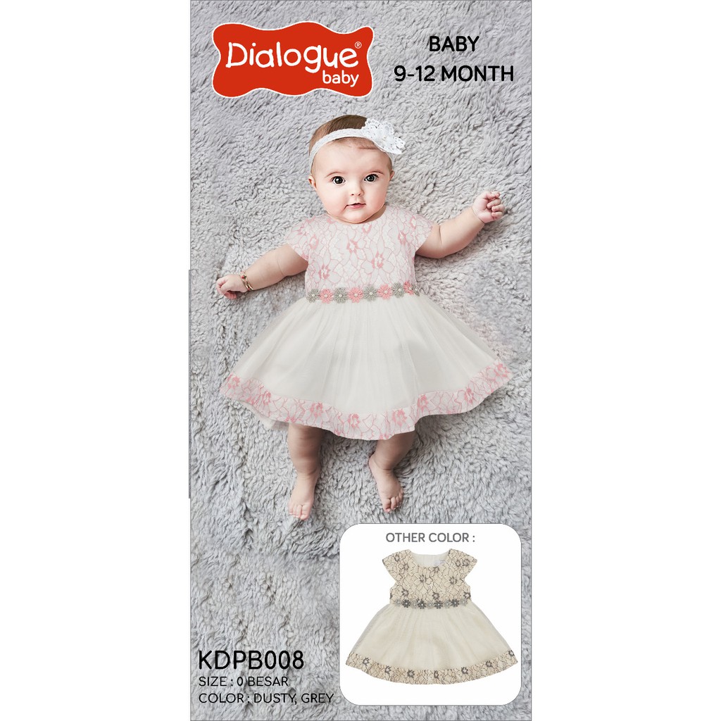 DRESS BAYI 9-12BLN DIALOGUE ZUNAIRA KDPB008