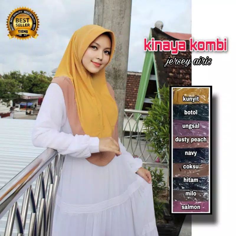 HIJAB INSTAN KINAYA COMBI ORI SYAMIL