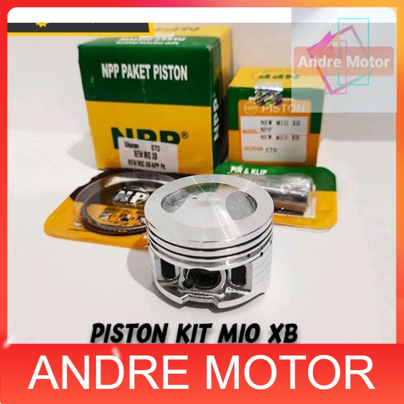 PISTON KIT SEHER SET MIO NEW XB OS STD,0,50,100 MERK NPP ORIGINAL