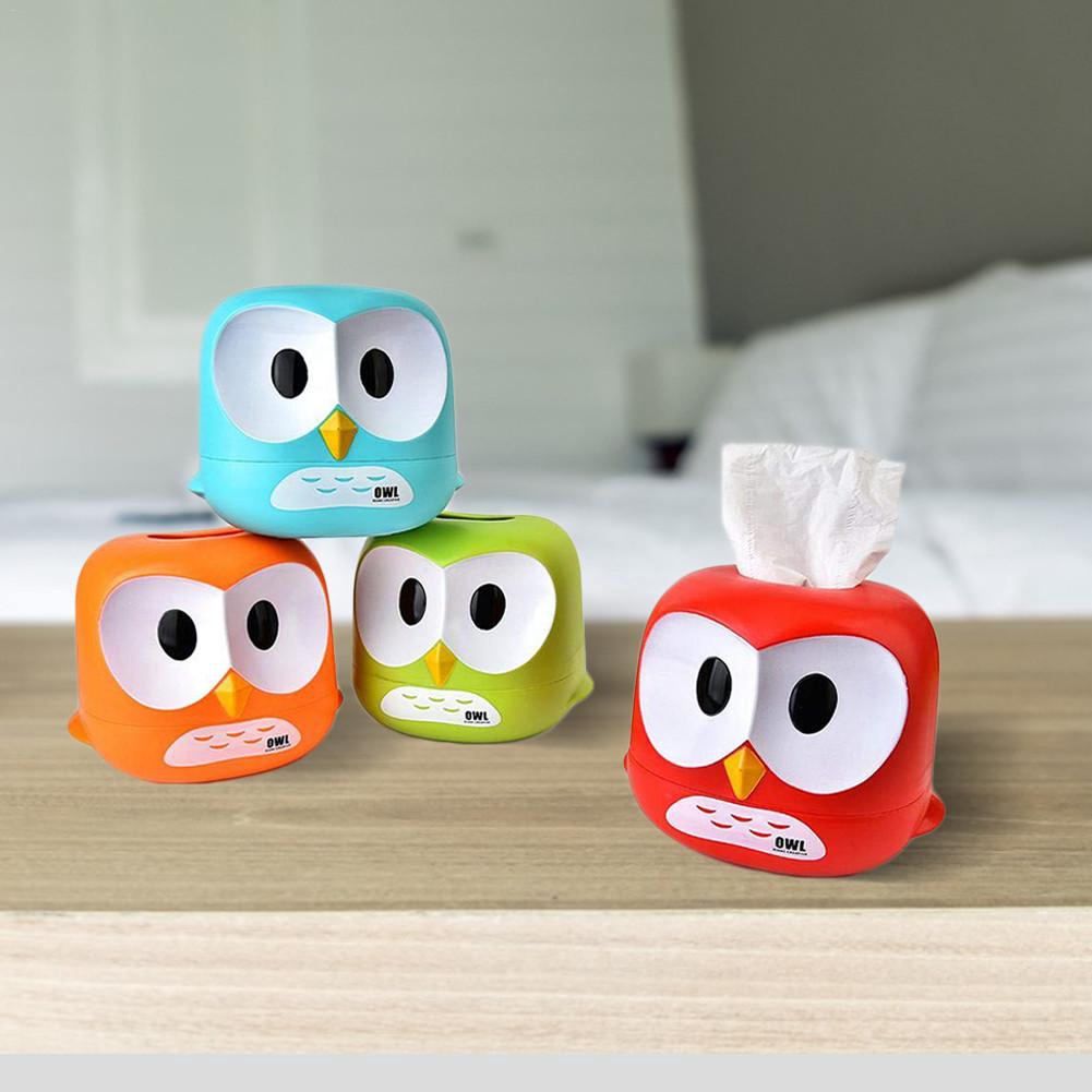 Kotak Tissue Bentuk Burung Hantu Kartun Bahan Plastik Shopee