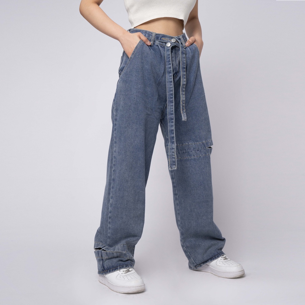 VIERLIN - Jeans 8805 - HIGHWAIST BAGGY JEANS