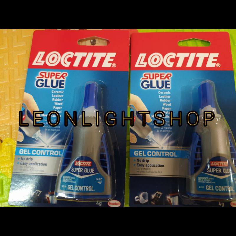 

LOCTITE SUPER KUAT GLUE ULTRA GEL CONTROL 4GRAM/ LEM SUPER KUAT KERING 15 DETIK/LEM SERBAGUNA/