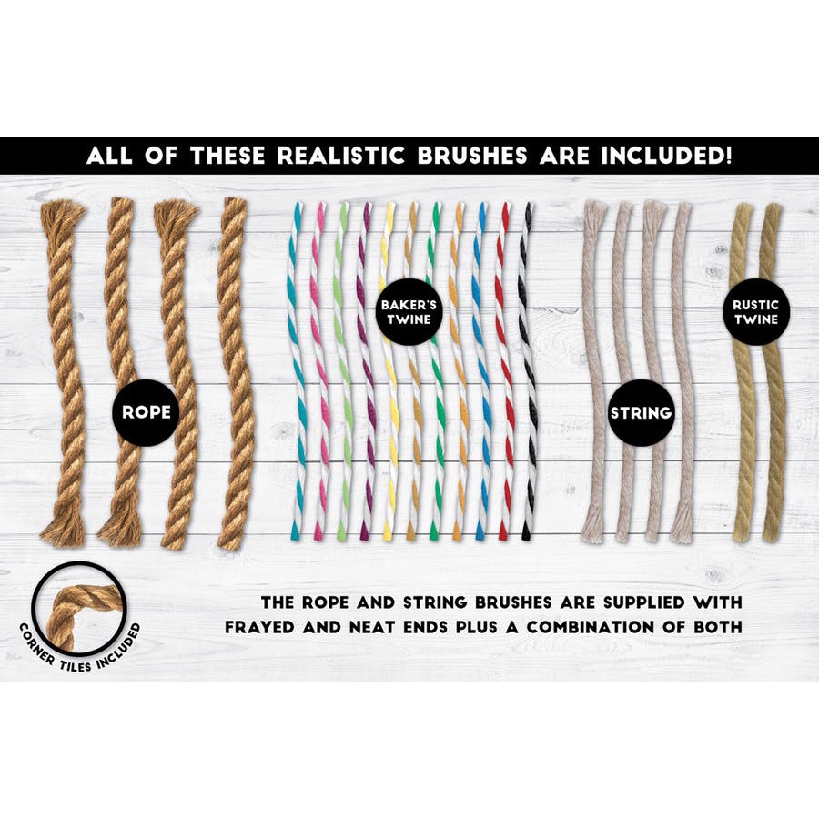 Real Rope - Illustrator Brushes