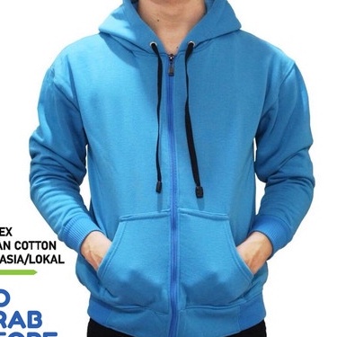 Hoodie zipper polos | Sweater pria dan wanita polos