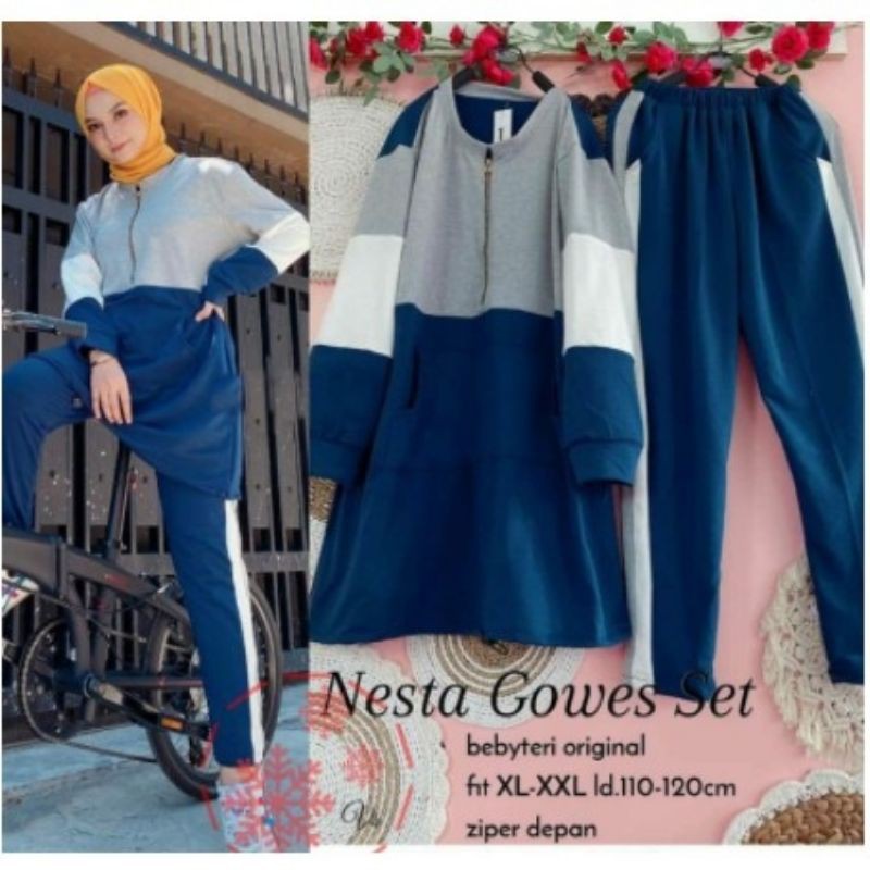 setelan Baju Olahraga Sepeda Stelan Muslim Olahraga Muslimah Baju Olahraga Wanita