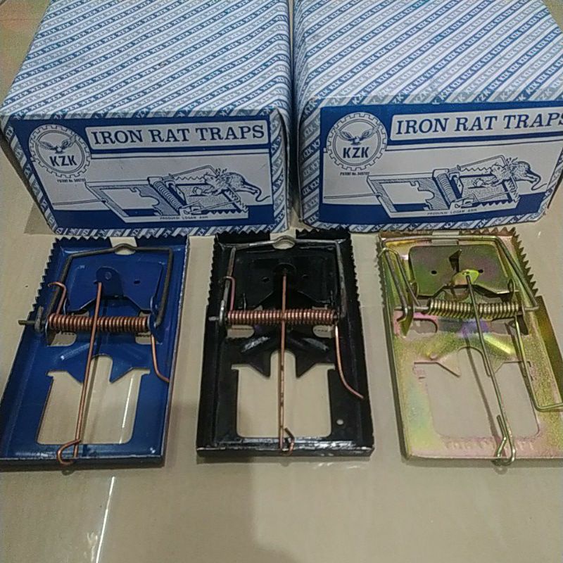 Jebakan tikus Jepit KZK,Perangkap Tikus, Jepretan Tikus,Jebakan tikus murah,Jebakan tikus besi tebal