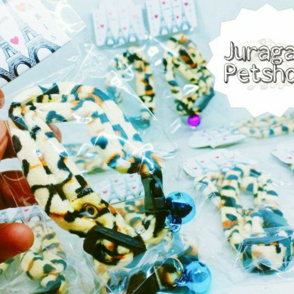 LORENG BLUDRU KALUNG KUCING/ANJING | Kalung Lembut Bludru Bahan Kuat