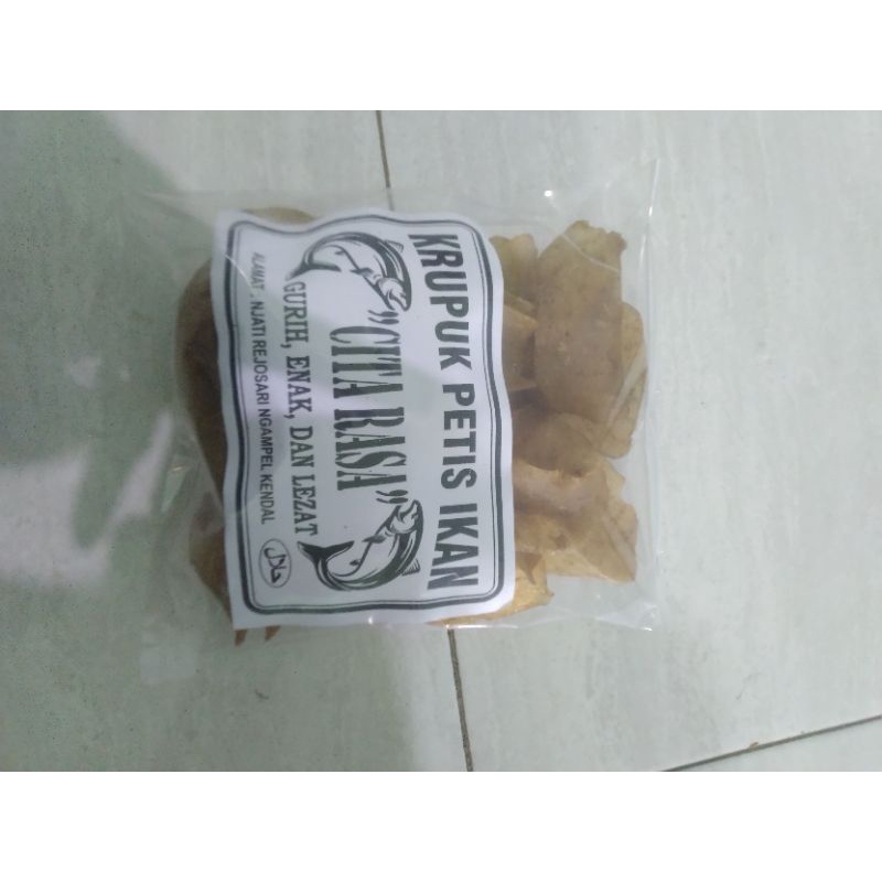 

krupuk petis ikan khas kendal