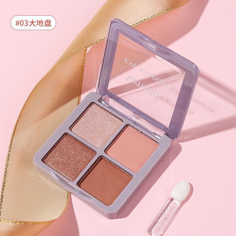 Medan Termurah best seller Lameila 4 warna eyeshadow soft colour eyeshadow cantik