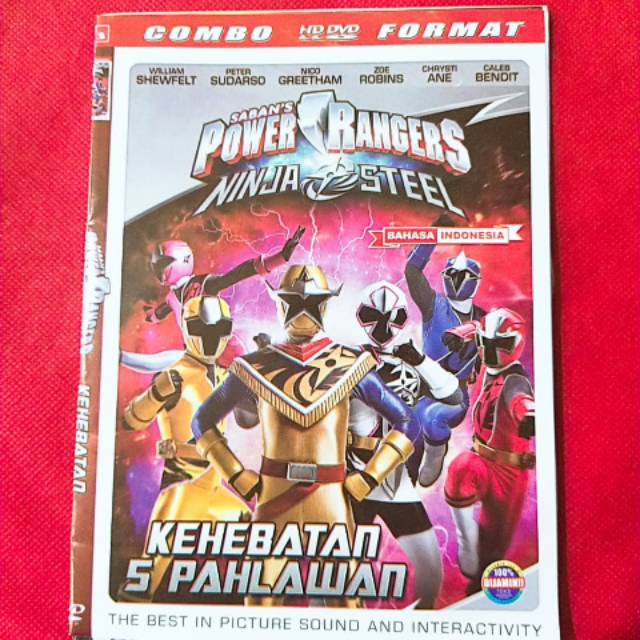 NEW KASET FILM KARTUN TERBARU POWER RANGERS NINJA STEEL-KEHEBATAN 5 PAHLAWAN