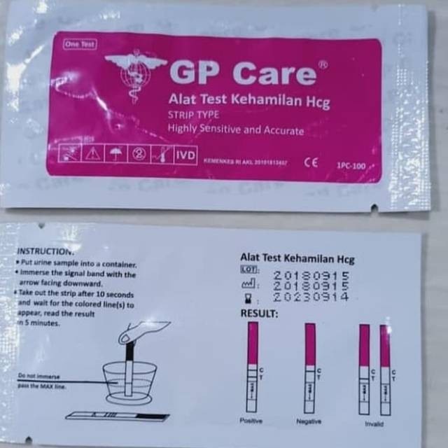 Test pack Tespek Kehamilan GP care STRIP