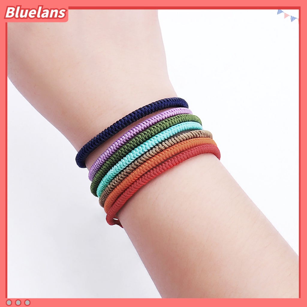 Gelang Tali Kepang Handmade Warna Polos Untuk Unisex