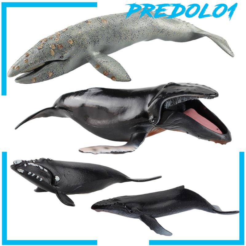 [PREDOLO1] Simulation Whale Model Toy Ornaments Crafts Teaching Aid for Girls Kids Boys