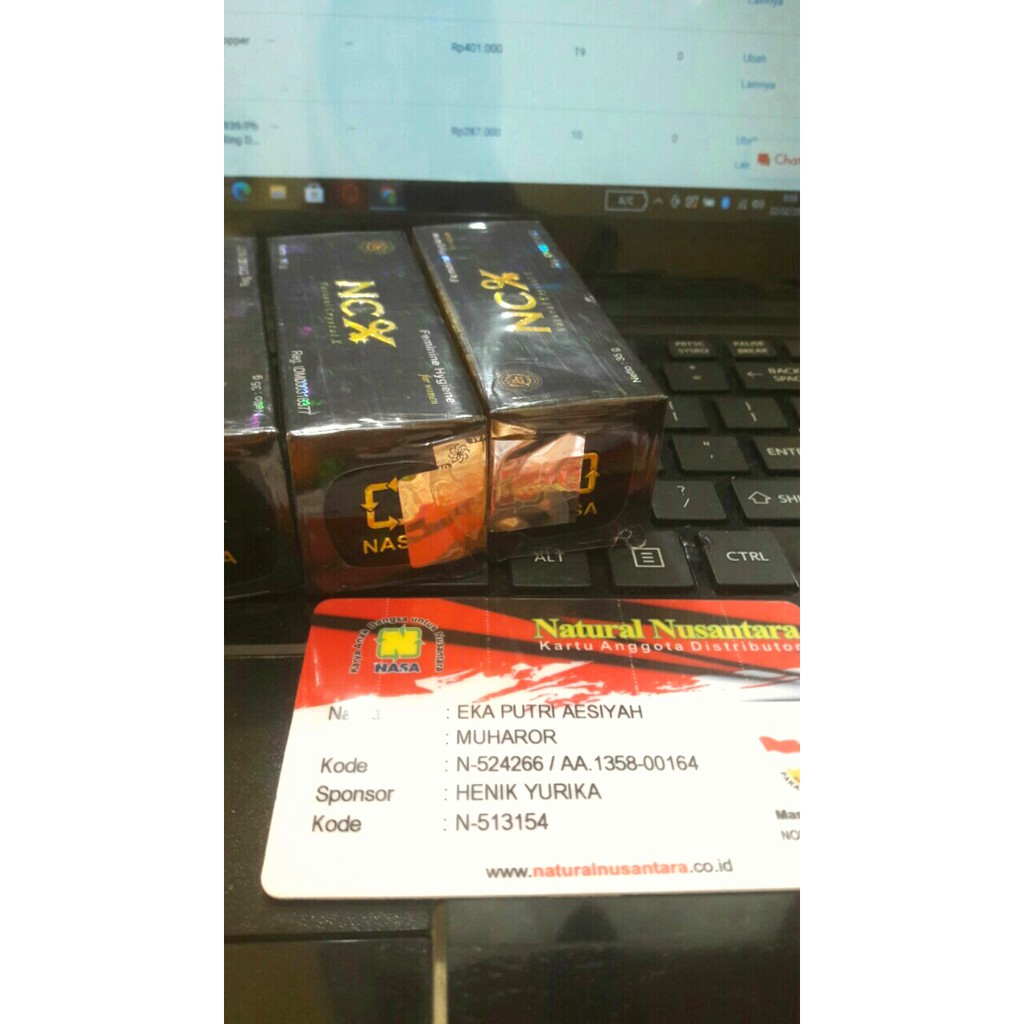 NCX NASA CRISTAL X NASA CX NASA  KRISTAL X NASA ORIGINAL(PROMO BONUS 1 PASTA GIGI NASA)