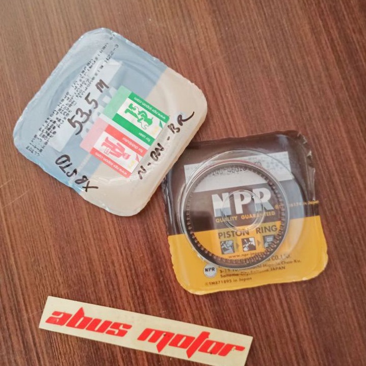 RING PISTON RING SEHER MIO XB BEAT XB JUPITER XB STD 53,5 ORIGINAL NPP/NPR