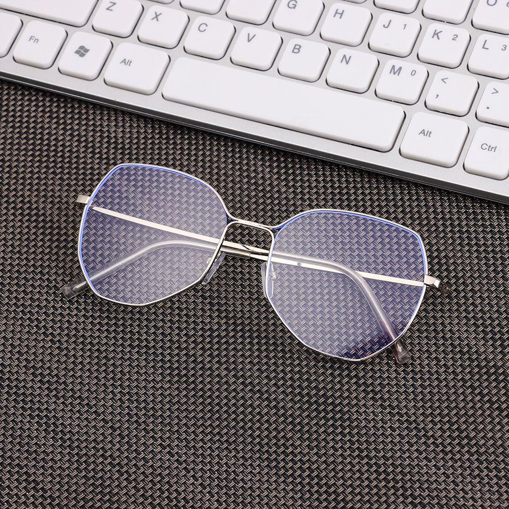 Lily Blue Light Blocking Glasses Frame Metal Anti Kelelah Mata Untuk Wanita Pria Kacamata Baca