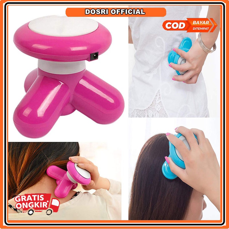 [BISA COD] Mimo Mini Massager Alat Pijat Getar Elektrik Electrical Mainan Massage Kaki Tangan Charger USB