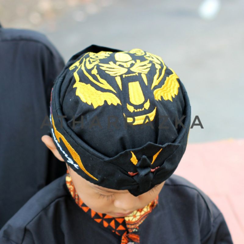 Blangkon Iket Sunda Siliwangi Totopong Iket Kepala Udeng Sunda Ikat Belangkon Sunda Anak