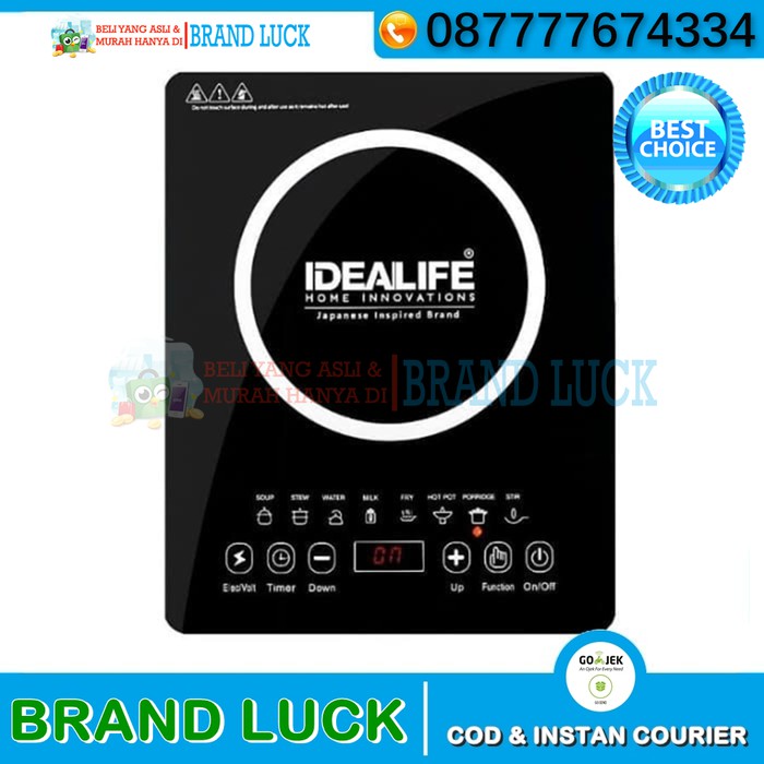 DLUXE'E Kompor Induksi Listrik Watt Kecil Terbaik IL-201 IDEALIFE