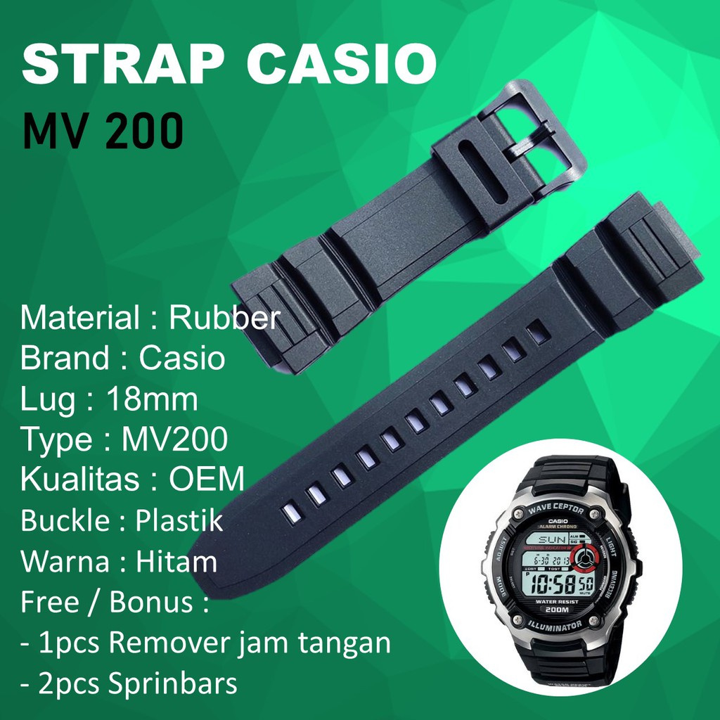 Casio MV200 Watch Strap band Tali jam Tangan Casio MV 200