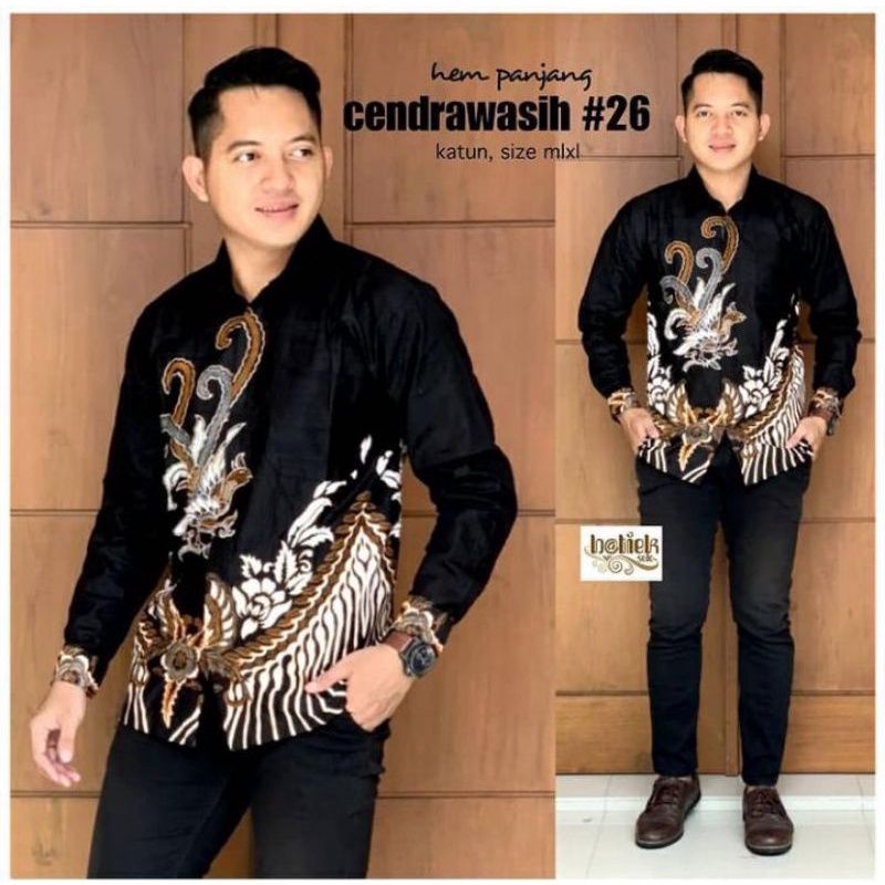 NEW  KEMEJA BATIK PRIA LENGANPANJANG BANYAK PILIHAN MOTIF TERBARU