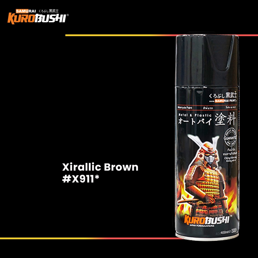 Samuraipaint, Xirallic Brown #X911 Cat Aerosol Kualitas Kompresor