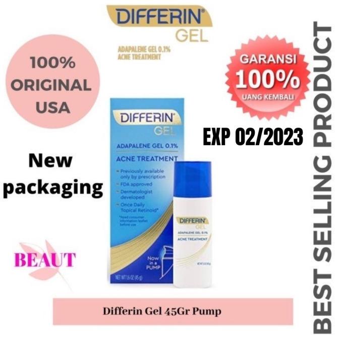 Penghilang Bekas Jerawat - Differin Gel Adapalene 0.1% - 45G