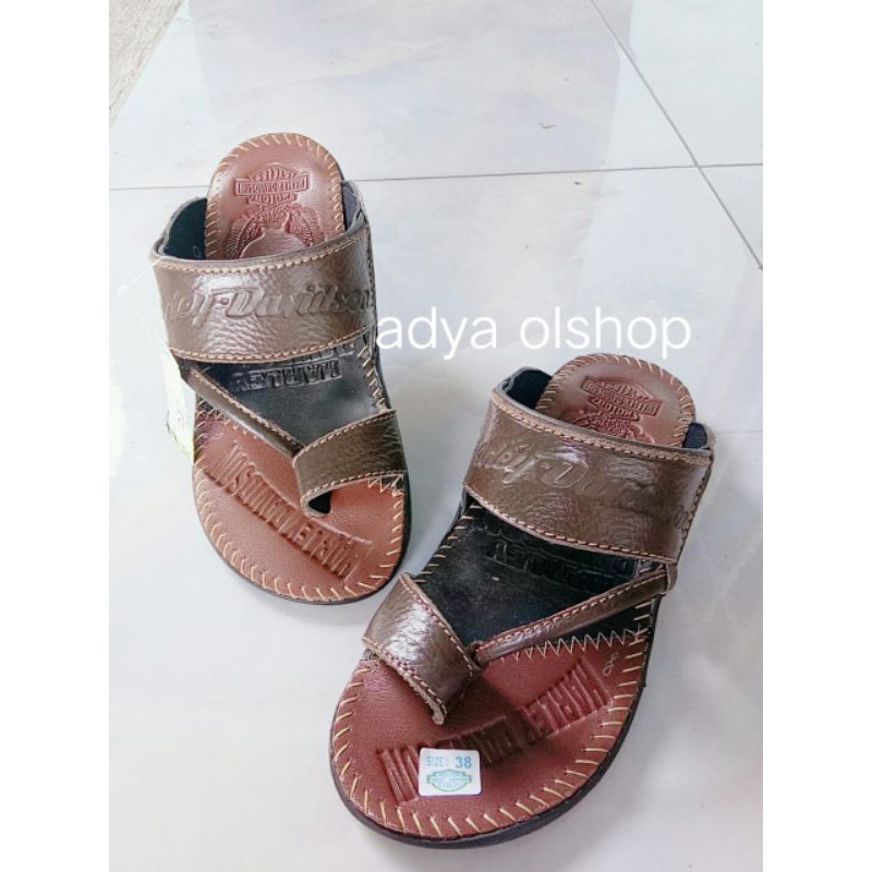 sandal kulit asli japit asli kulit