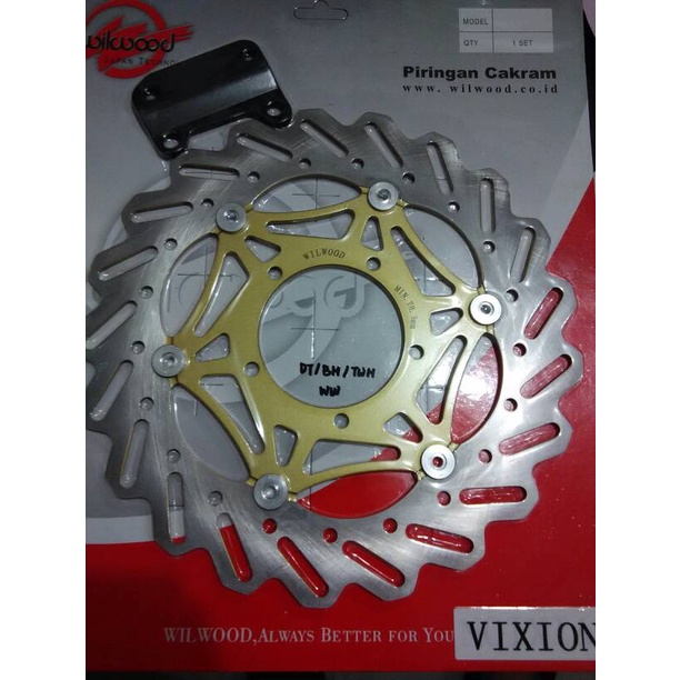 CAKRAM PIRINGAN PIRING REM DEPAN LEBAR VARIASI SPORT VIXION
