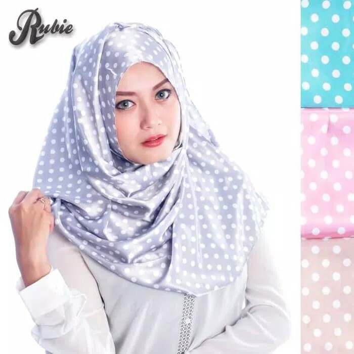 pasmina satin polka satin salur