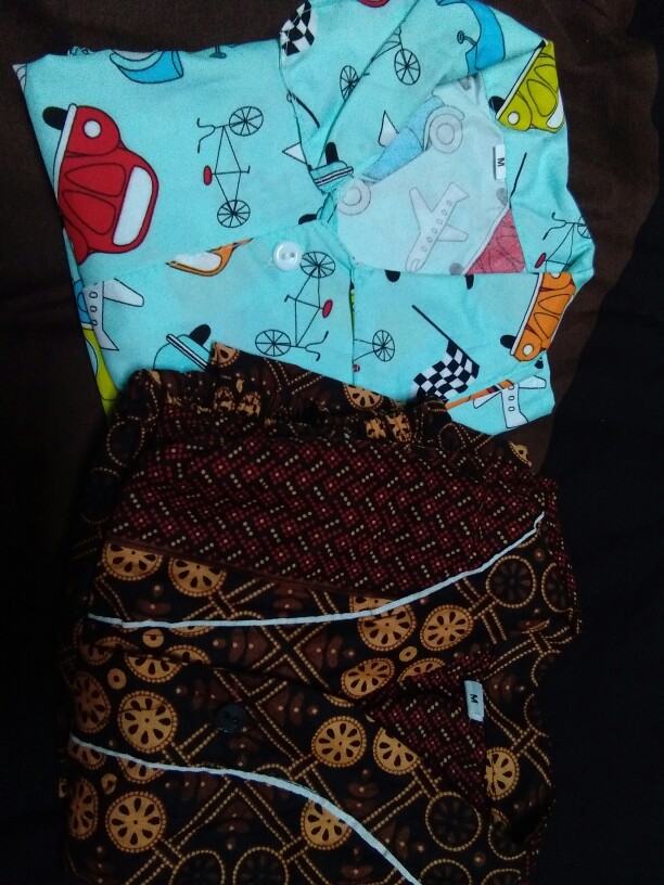 Piyama Anak Batik Bahan Katun Prismina Nyaman Dipakai Anak