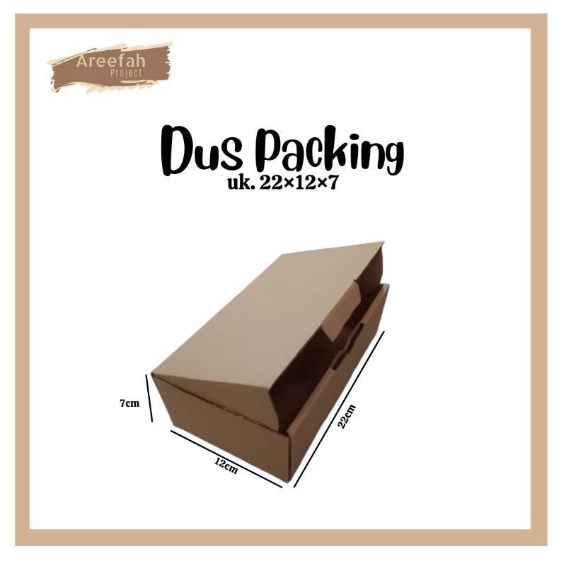 

KARDUS KARTON / KARDUS BOX / KARDUS PACKING DIE CUT UKURAN 22x12x7 cm