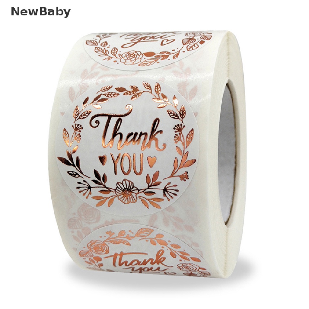 Stiker Roll Foil Emas 1.5 &quot;Motif Daun Zaitun Untuk Amplop