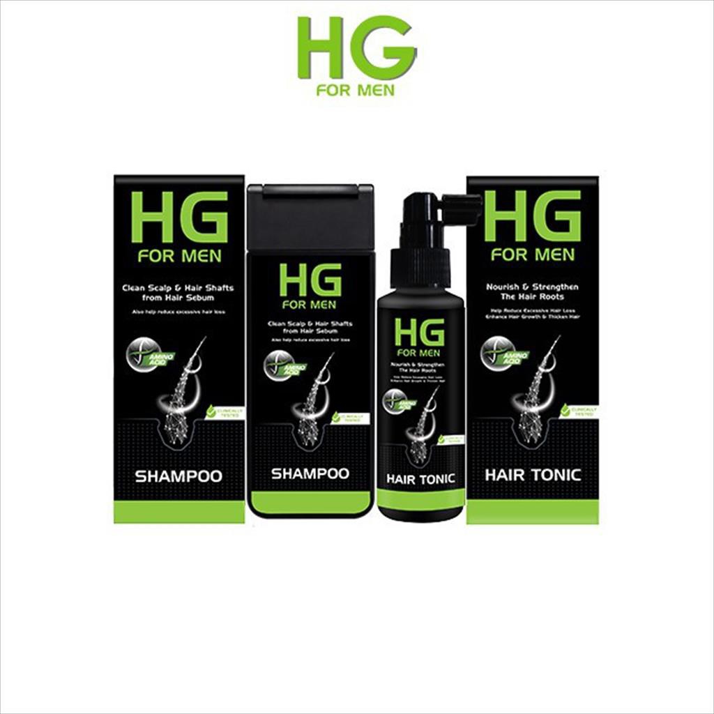 HG For Men Series Shampoo  200ml / Tonic 90ml / Facial Wash 100ml BPOM