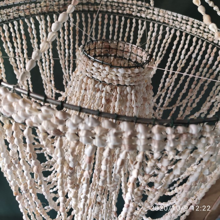 Helnan_Store Hiasan Lampu Kerang/Kap Lampu Kerang/Hiasan Gantung/Lampu Kerang Kl08S