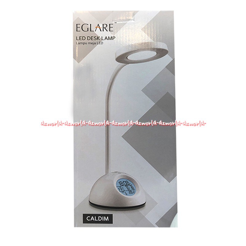 Eglare Desk Lamp Lampu Meja Led Bulat Caldim Putih Hitam Eklare