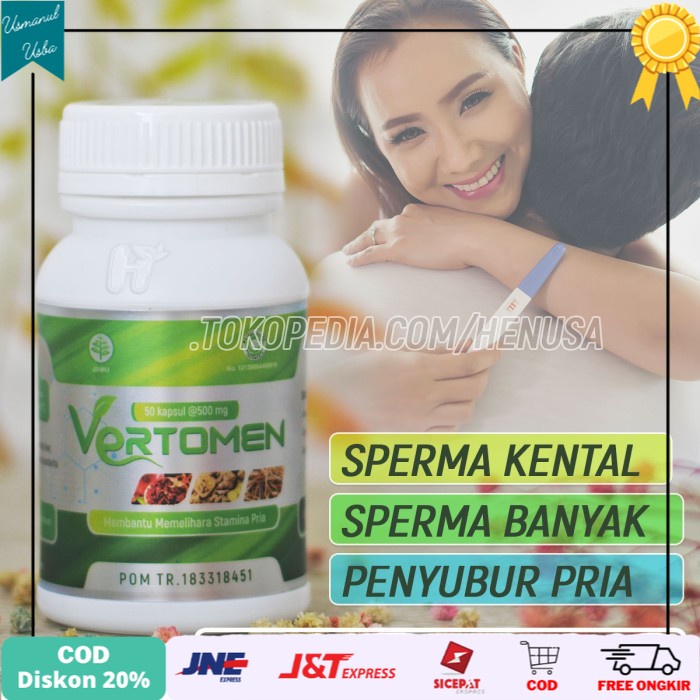 

◾COD◾ VERTOMEN OBAT PENAMBAH PENYUBUR PENGENTAL SPERMA PRIA BPOM VTOMEN