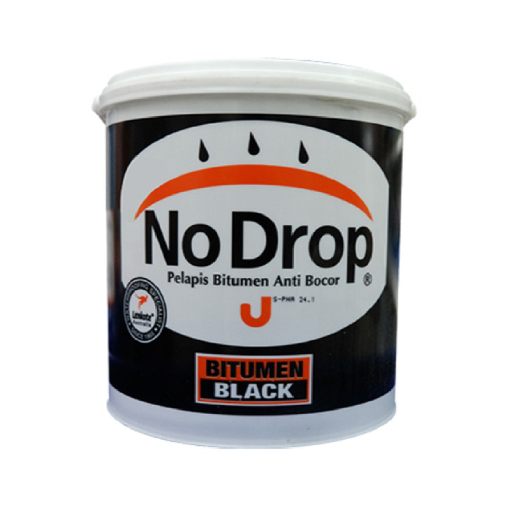 Cat Pelapis No Drop BITUMEN BLACK 4 Kg Nodrop Anti Bocor