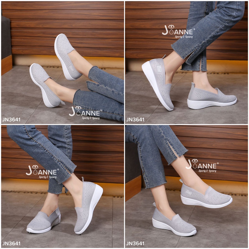 JOANNE Highsole Slip On Shoes  #JN3641 ORIGINAL