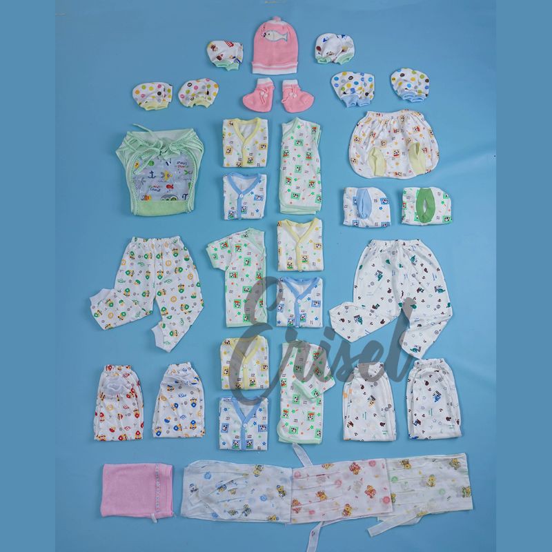 Set Baju Bayi Newborn isi 54 Pcs Lengkap Paket Baju Bayi Baru Lahir