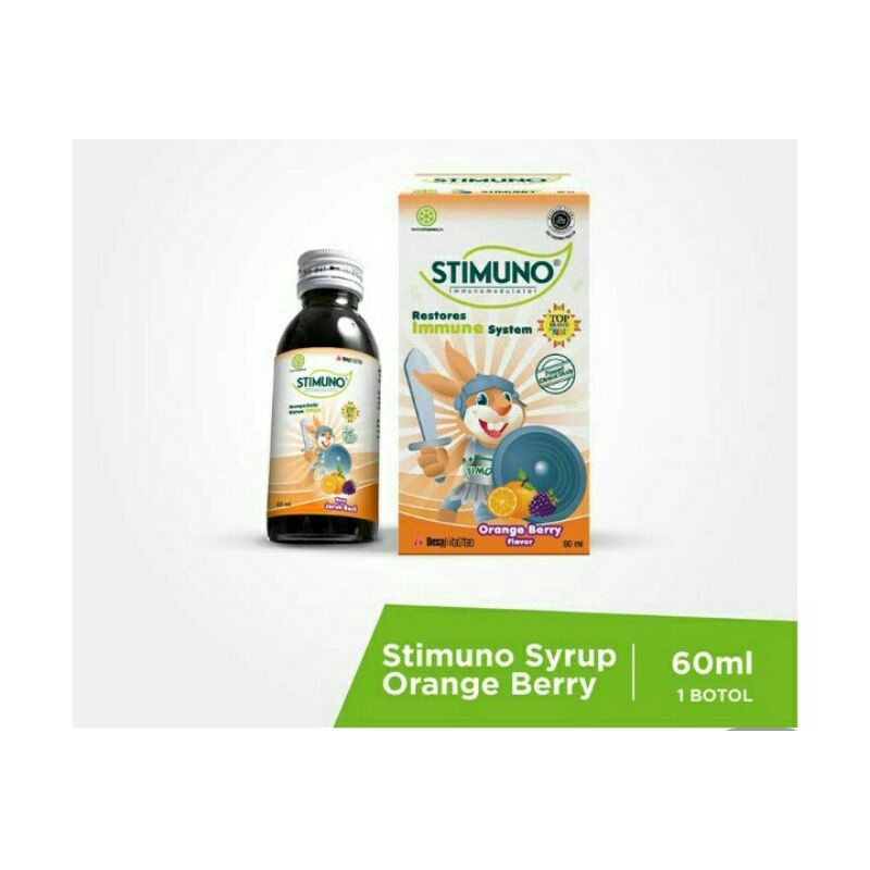 

Stimuno Sirup Herbal Imun OrangeBerry 60 ml
