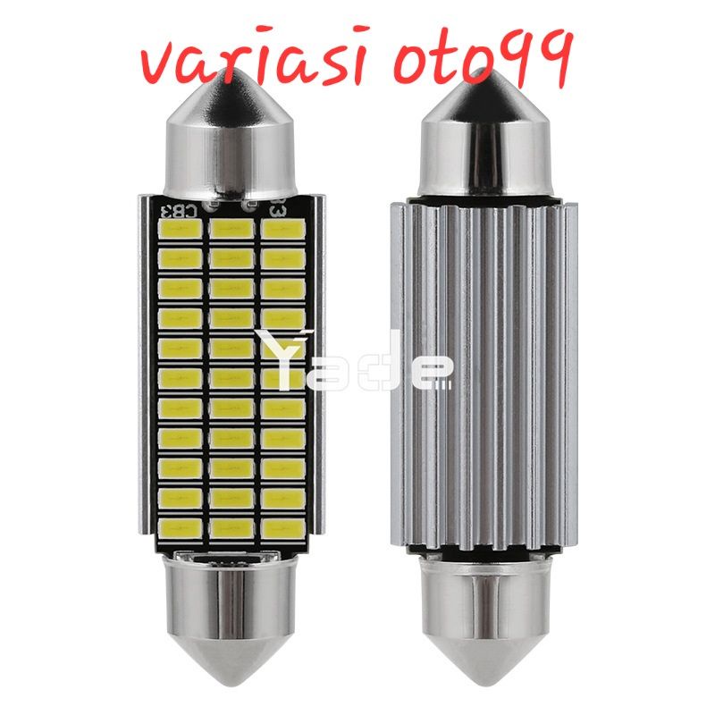 Lampu LED Plafon Kabin Mobil 3014 SMD 31MM 36MM 39MM 41MM Lampu Cabin Mobil