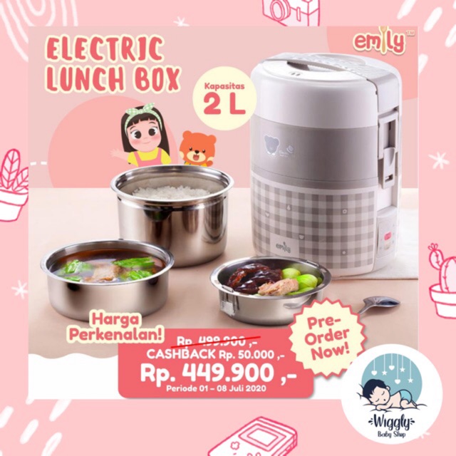 Emily - Electric Lunch Box 2 L