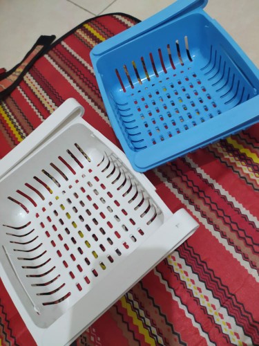 Rak Kulkas Laci Kulkas Jadi Muat Lebih Banyak Kotak Penyimpanan Makanan A801