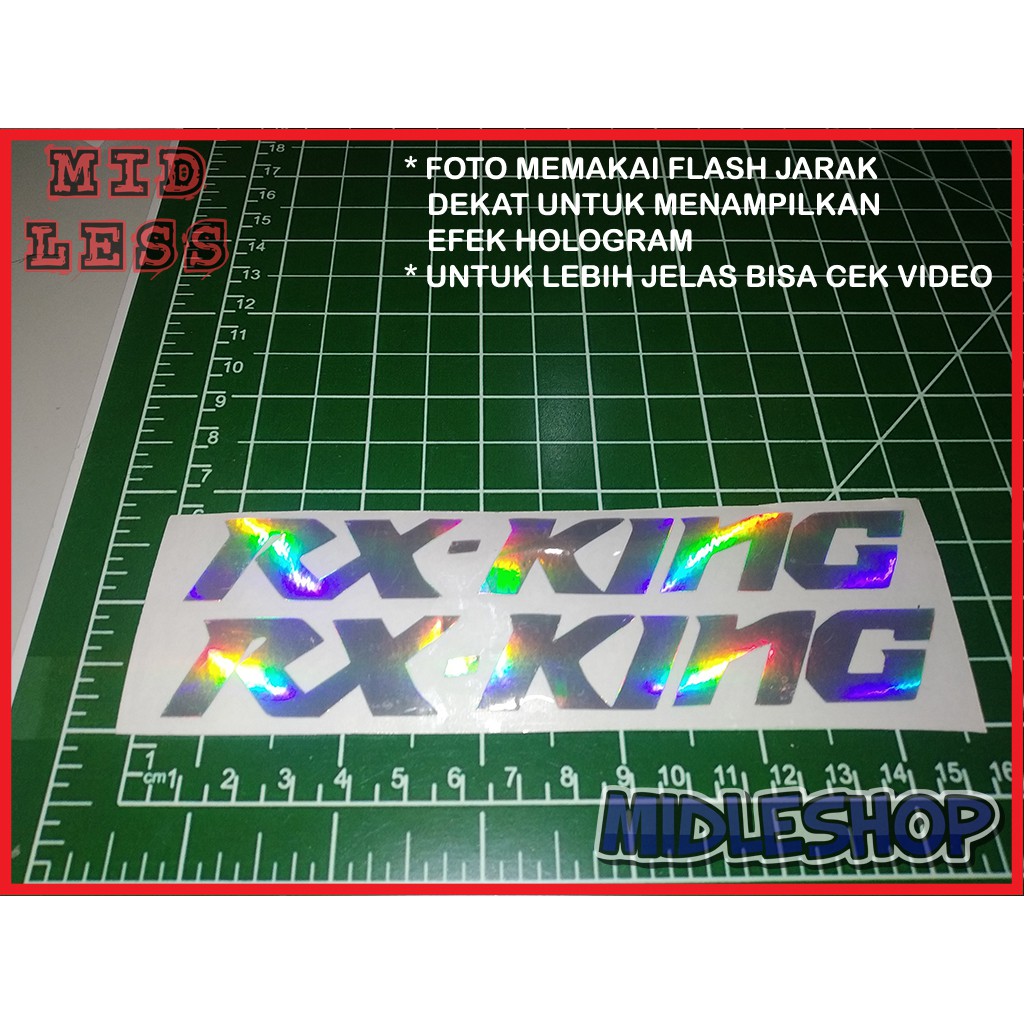 

Cutting Stiker Hologram Isi 2 RX King