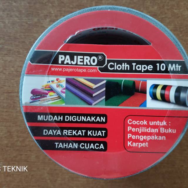 Lakban kain  / Cloth Tape 2&quot; x 10 Mtr Pajero