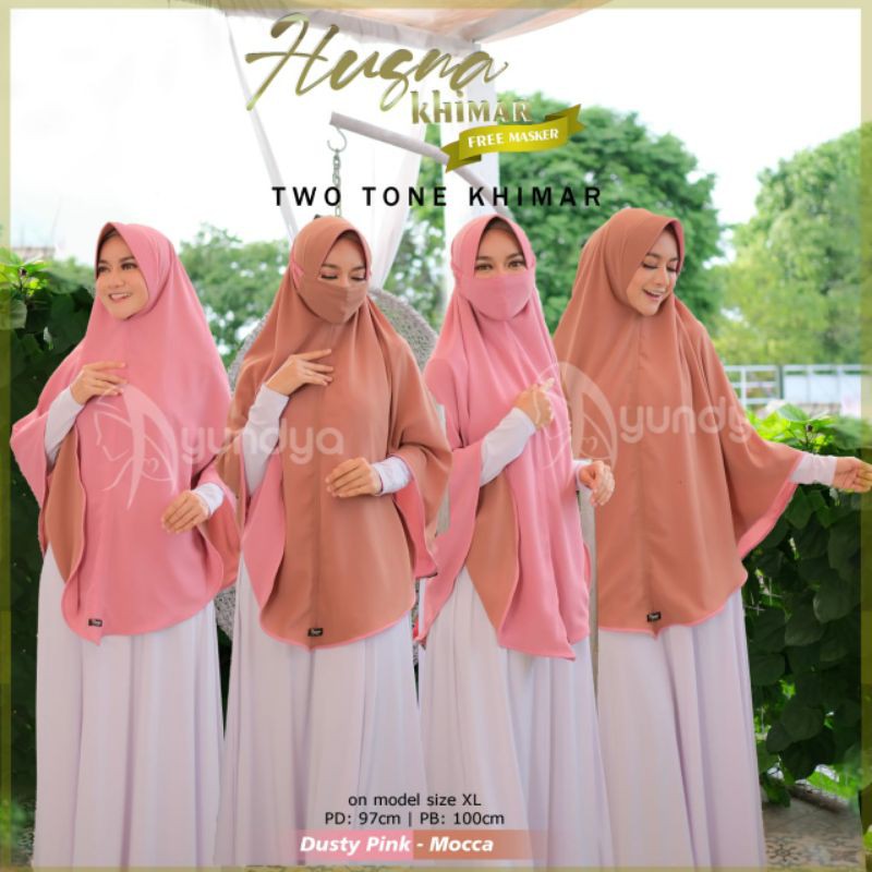 HIJAB INSTAN KHIMAR HUSNA || BOLAK BALIK || AYUNDYA