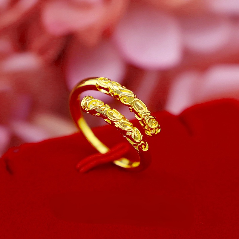 Cincin Hoop Batang Lapis Emas Asli Kadar 375 Untuk Pria Dan Wanita